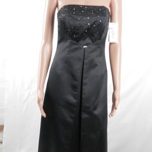 Cachet NEW Black Women's Size 4 Strapless Sheass